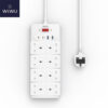 WiWU Wi-S009 20W GaN 12in1 Desktop Power Strip