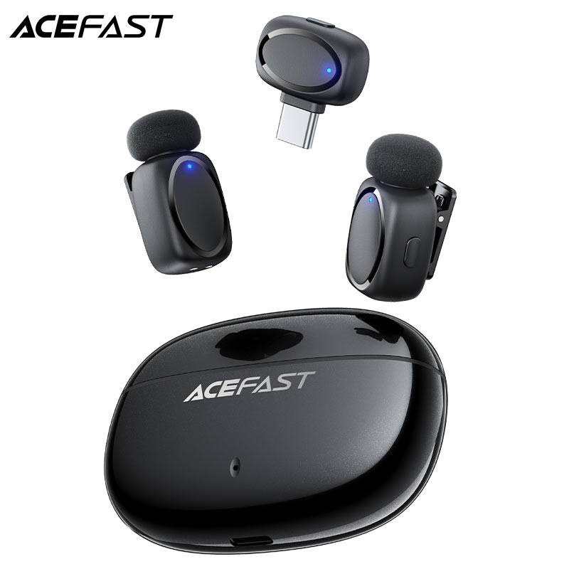 ACEFAST R2 Dual Wireless Lavalier Microphones