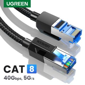UGREEN CAT8 Ethernet Cable High-Speed 40Gbps 2000MHz