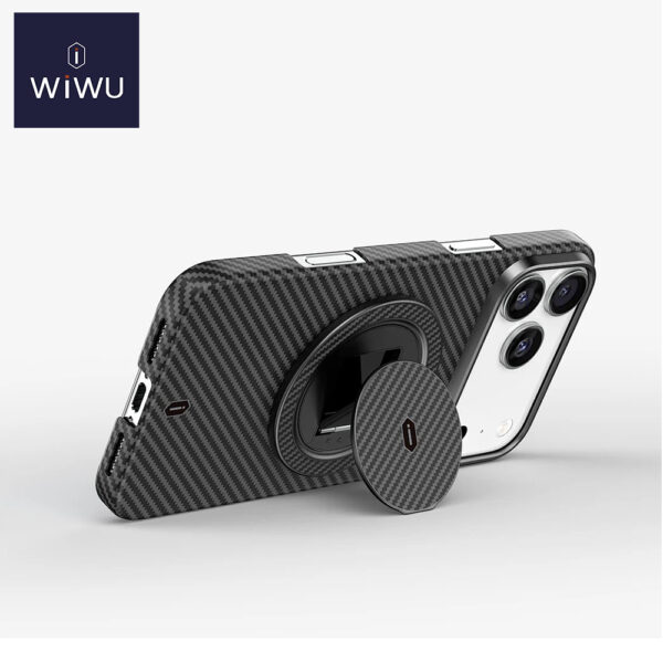 WiWU Aramid Fiber 360°Rotation Magnetic Ring Holder