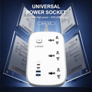 LDNIO SC6 Universal Power Socket Extension
