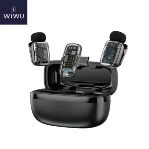 WiWU Wi-WM008 Dual Wireless Lavalier Microphone