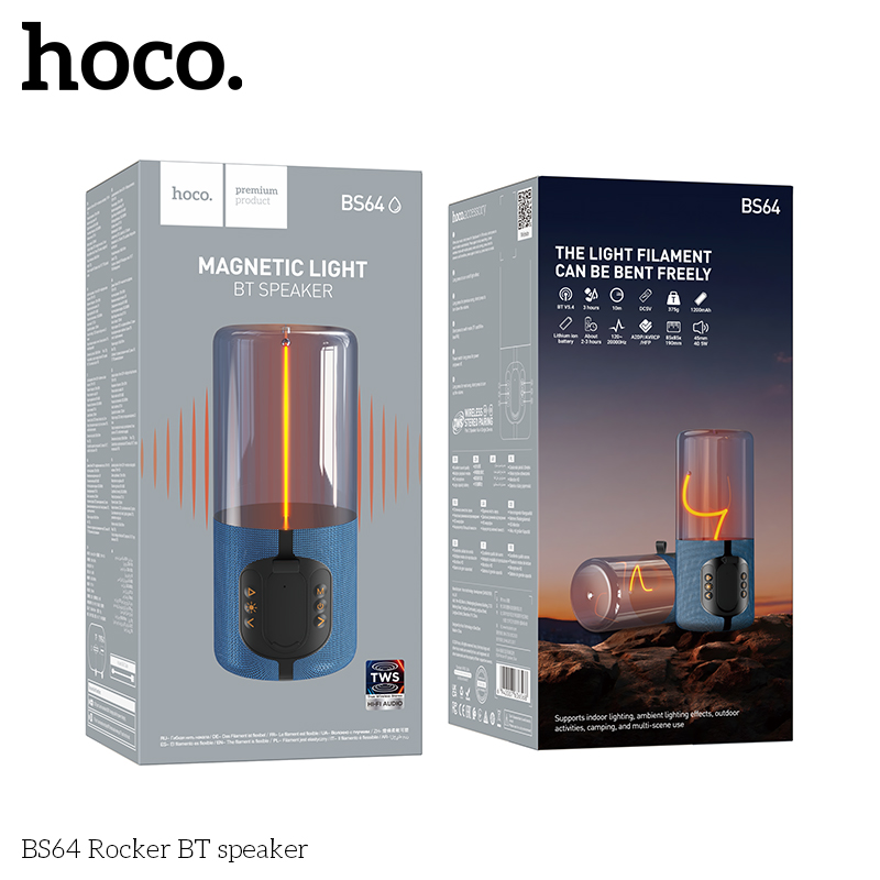 Hoco BS64 Magnetic Light Bluetooth Speaker