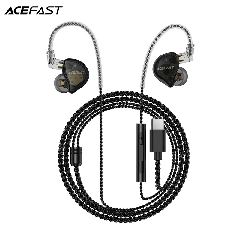 ACEFAST L11 Hybrid Drivers Wired Earphones with Mic