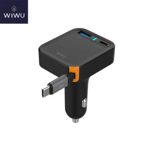 WIWU Wi-CC033 Helix USB-A + Type-C 65W Car Charger