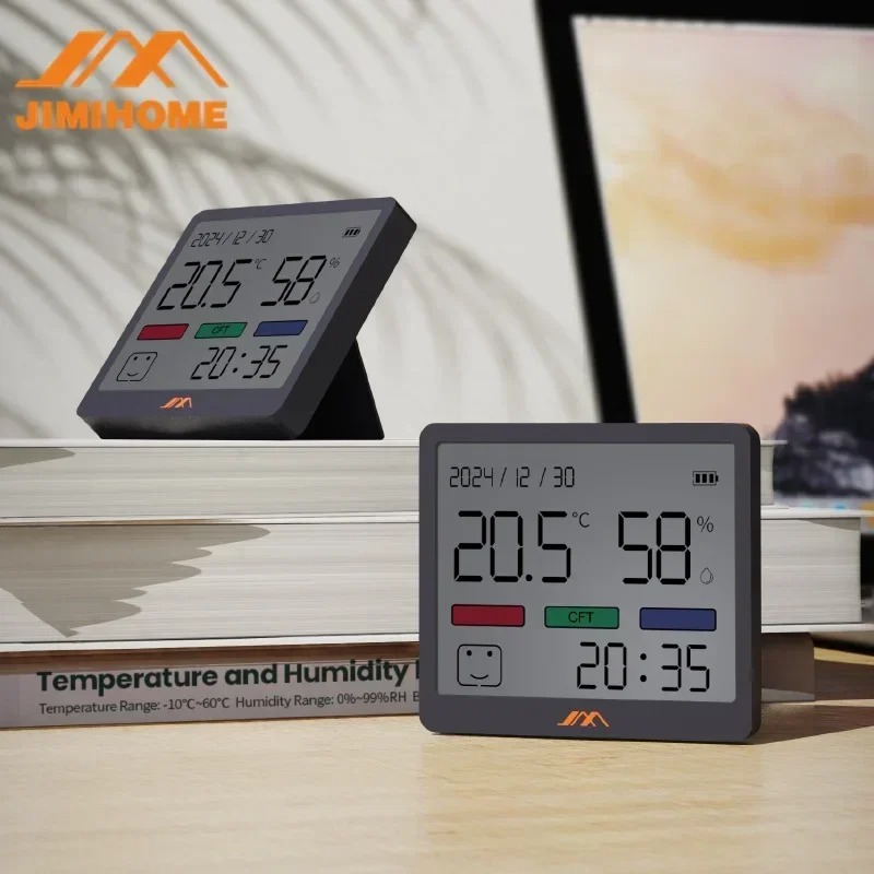 JIMIHONE JM-G3002 Digital Clock Thermometer Humidity Monitor