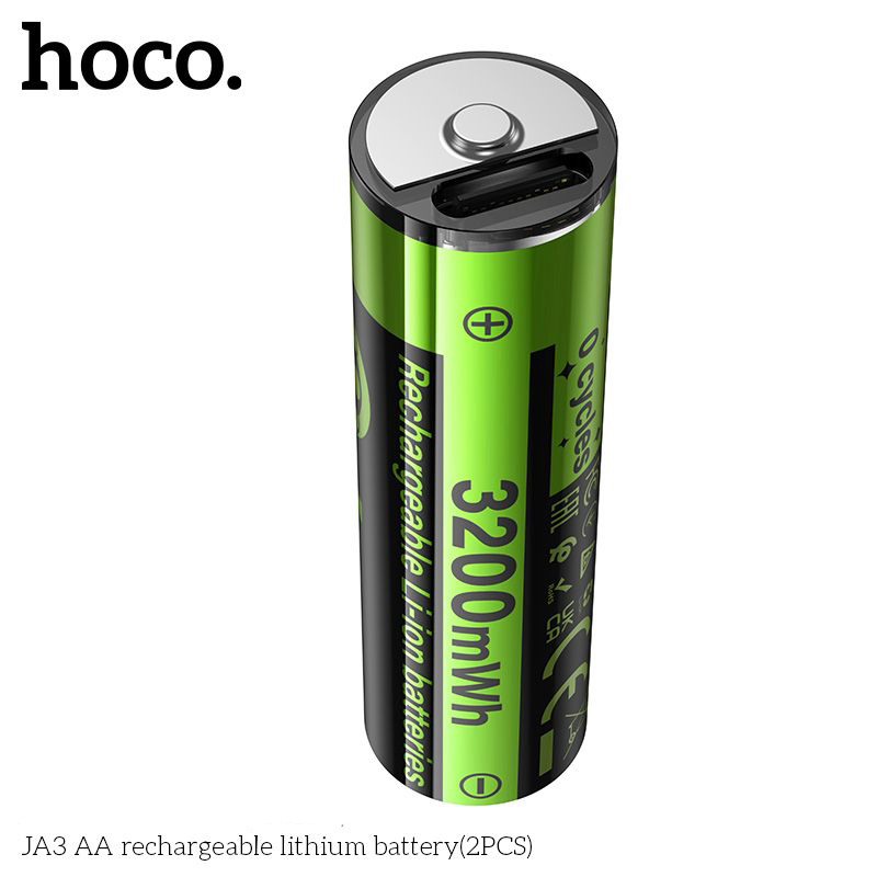 Hoco JA3 AA Rechargeable Lithium Battery (2PCS)