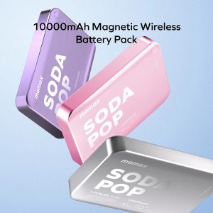Momax 1-Power Pass 10000mAh Magnetic Wireless Battery Pack