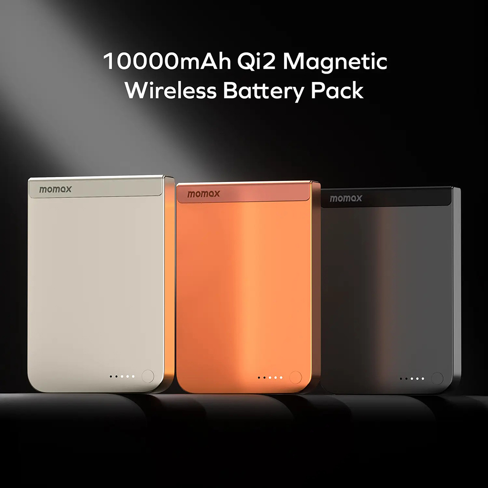 Momax 1-Power S.Pass 10000mAh Qi2 Magnetic Wireless Battery Pack