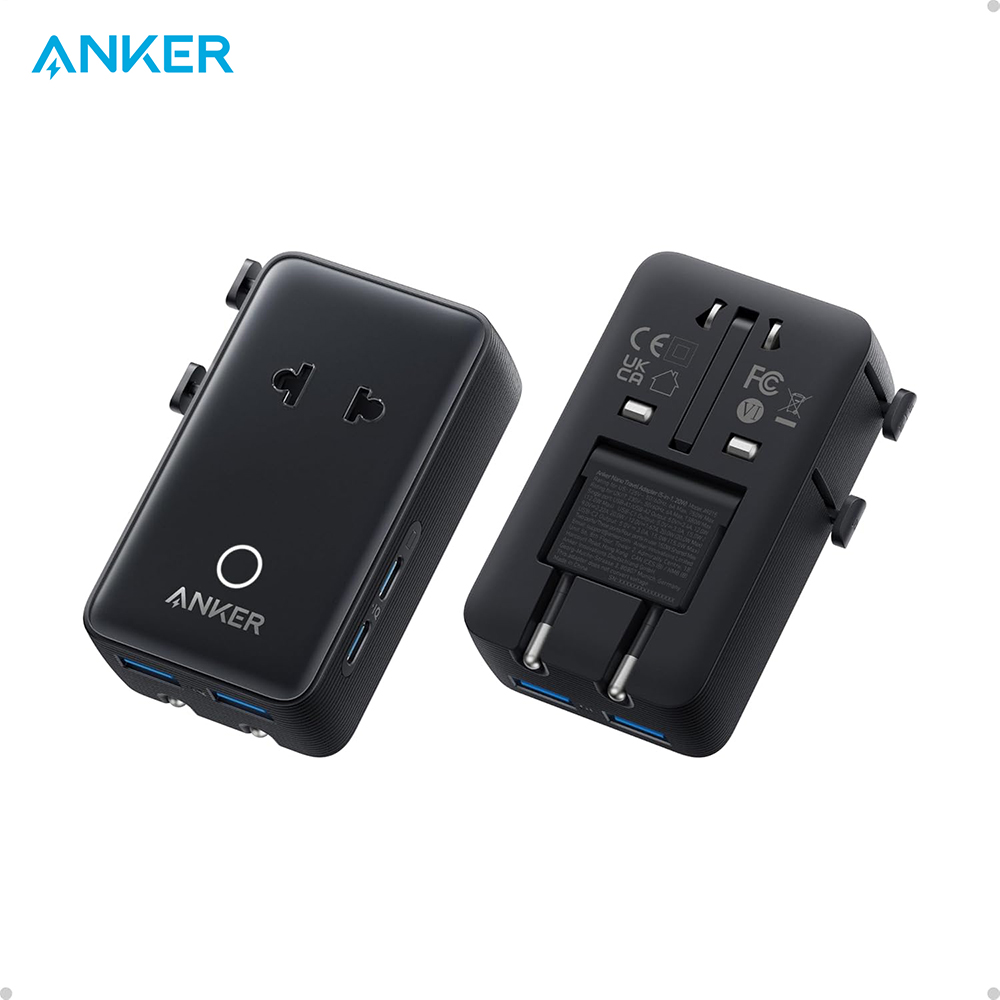 Anker 5-in-1 20W Nano Travel Adapter