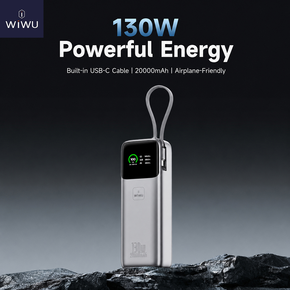 WiWU PM301 Power Mega 130W 20000mAh Fast Charge Power Bank
