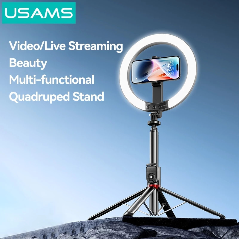 USAMS ZB323 10inch Live Stream Stand with Fill Light