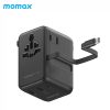 Momax UA30 1-World²⁺ 70W 3-Port Dual AC Travel Adapter