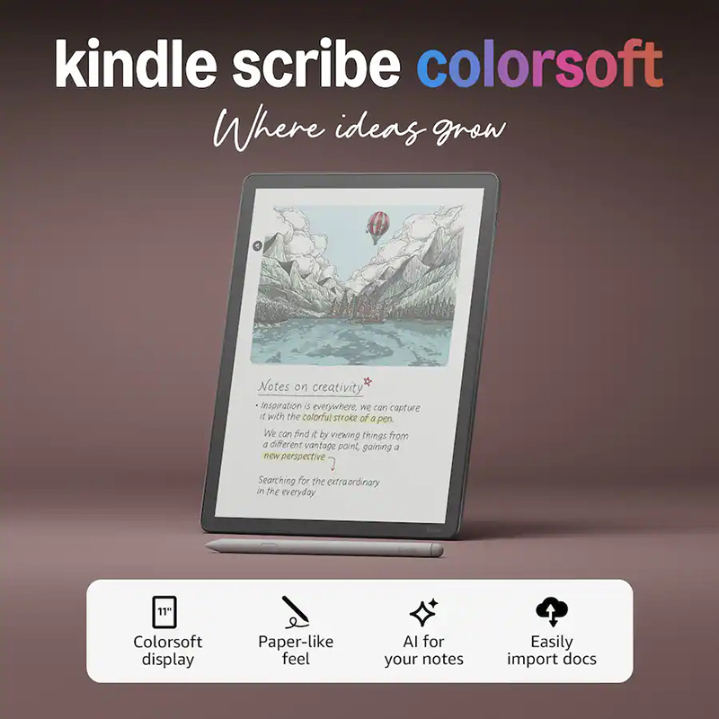 Amazon Kindle Scribe Colorsoft with Front Light (32GB)