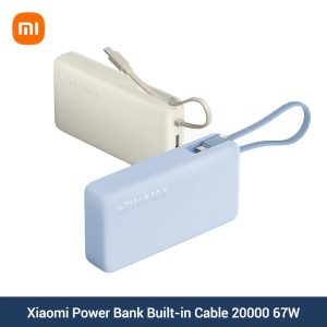 Xiaomi 20000mah 67W Power Bank with Integrated Cable